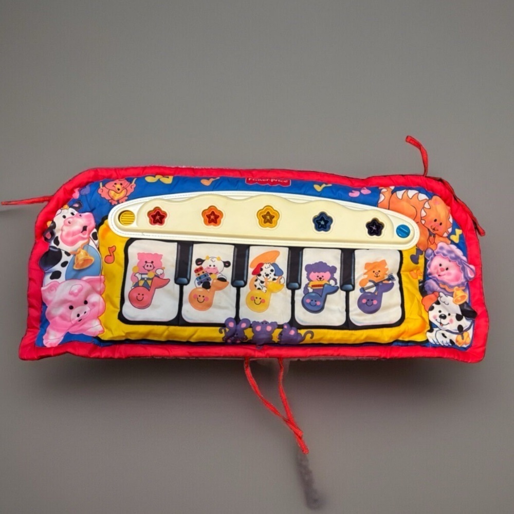 Vintage Fisher-Price Baby Kick & Play Piano Activity Toy (1998) WORKING